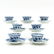 Lot of 18th Century China Porcelain Cups and Saucers - 2