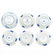 Lot of 6 China Porcelain Plates - 2