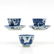 Lot of 18th Century China Porcelain Cups and Saucers - 2