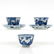 Lot of 18th Century China Porcelain Cups and Saucers - 3