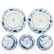 Lot of 18th Century China Porcelain Cups and Saucers - 6