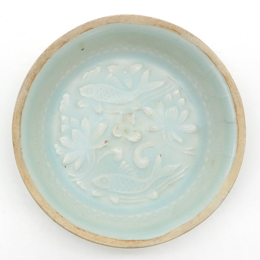 China Porcelain Song Dynasty Celadon Decor Dish (1 of 2)