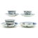 Lot of 18th Century China Porcelain Cups and Saucers - 4