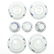 Lot of 18th Century China Porcelain Cups and Saucers - 6