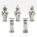5 Pieces Famille Rose Decor Garniture Set - 3