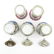 5 Pieces Famille Rose Decor Garniture Set - 6