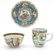 Lot of 18th Century China Porcelain Cups and Saucers