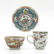 Lot of 18th Century China Porcelain Cups and Saucers - 3
