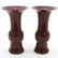 Pair China Porcelain Sang de Boeuf Decor Vases