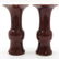 Pair China Porcelain Sang de Boeuf Decor Vases - 2