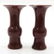 Pair China Porcelain Sang de Boeuf Decor Vases - 3