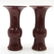 Pair China Porcelain Sang de Boeuf Decor Vases - 4
