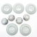 Lot of 18th Century China Porcelain Cups and Saucers - 6