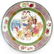 18th/19th Century China Porcelain Plate with Ruby Back