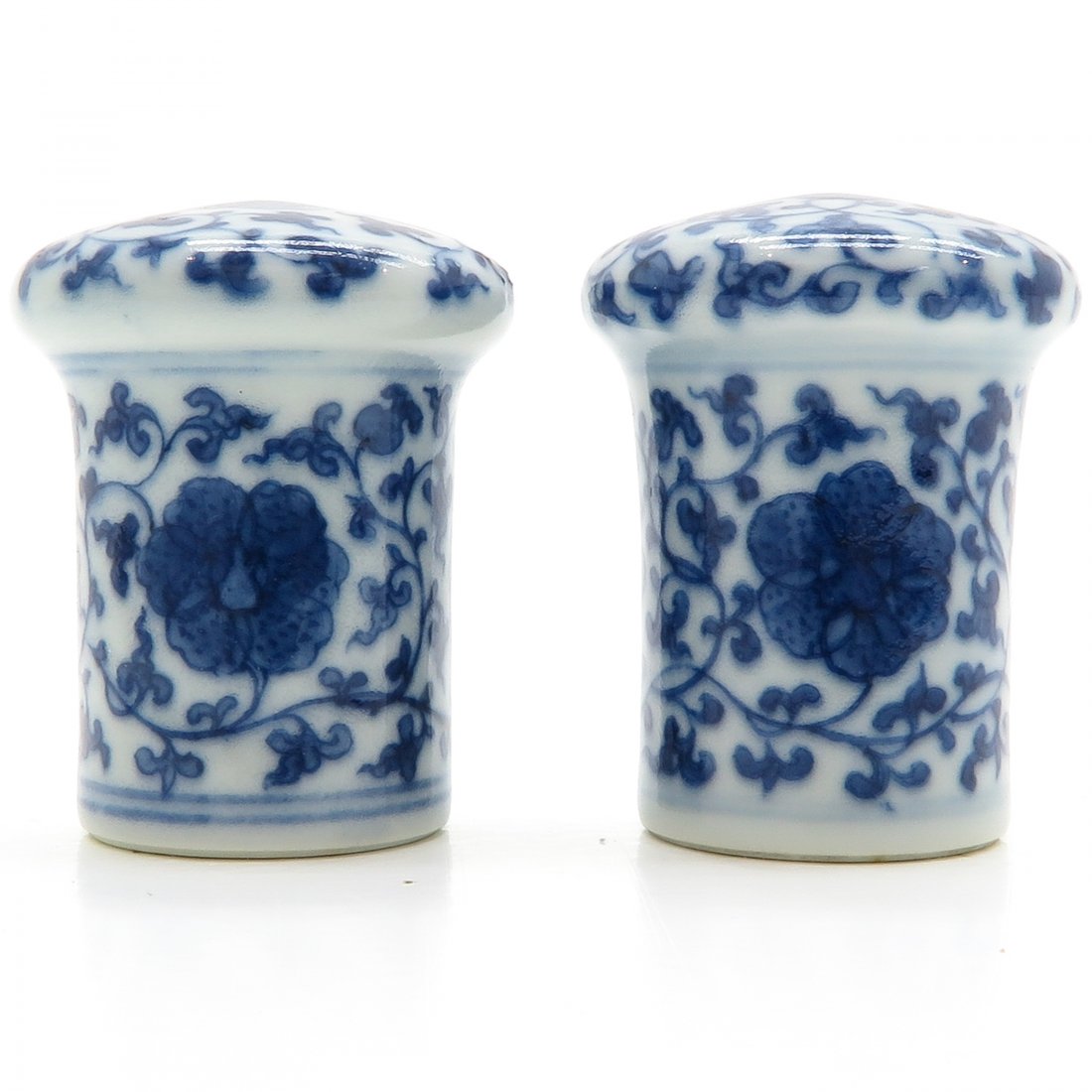 Lot of 2 Kangxi Period Walking Stick Handles (1 of 6)