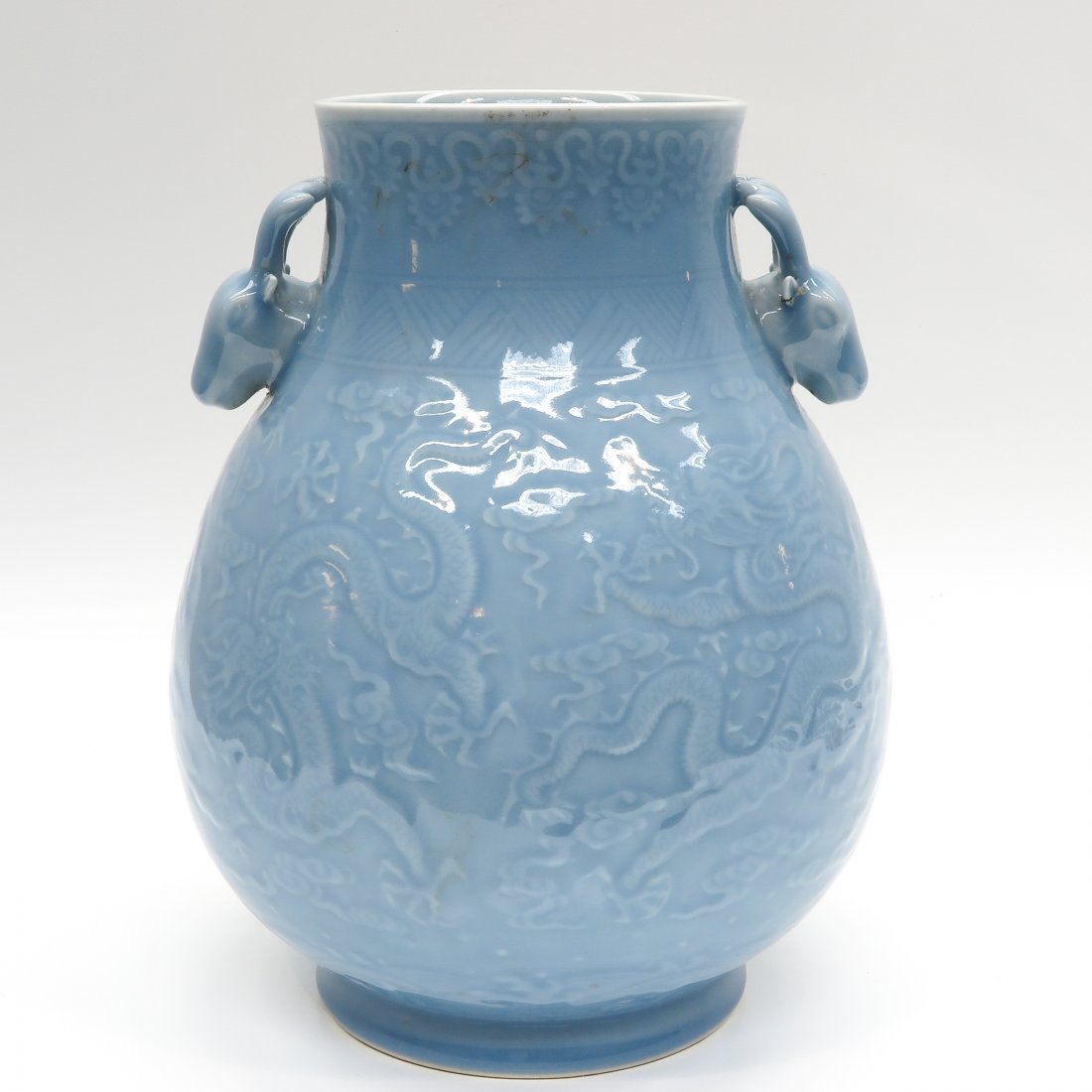 China Porcelain Claire de Lune Vase (1 of 6)