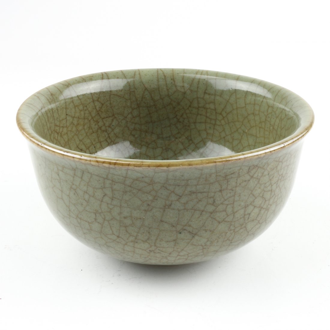 China Porcelain Crackle Ware Decor Bowl (1 of 3)
