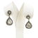 Stunning Antique Diamond Earrings Approximately 2.5 CTW