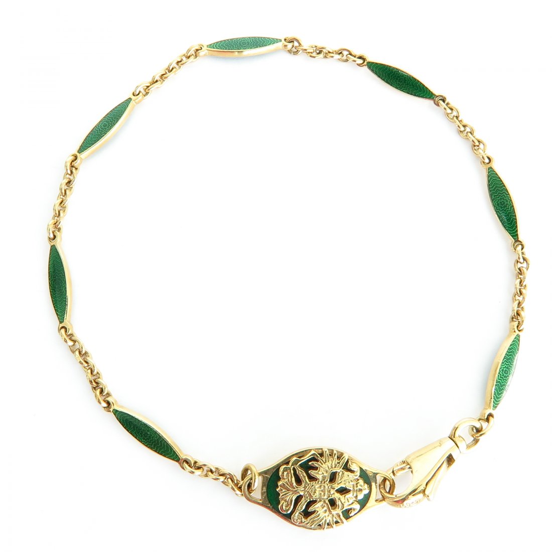 Faberge 18KG Bracelet Designed by Victor Mayer (1 of 2)