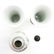 Famille Rose Decor 3 Piece Garniture Set - 5