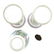 Famille Rose Decor 3 Piece Garniture Set - 6