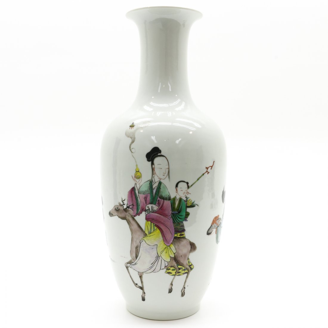 A Beautifully Decorated China Porcelain Vase (1 of 6)