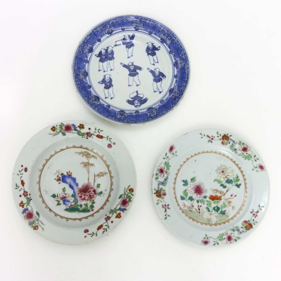 Lot of 3 China Porcelain Plates (1 of 2)
