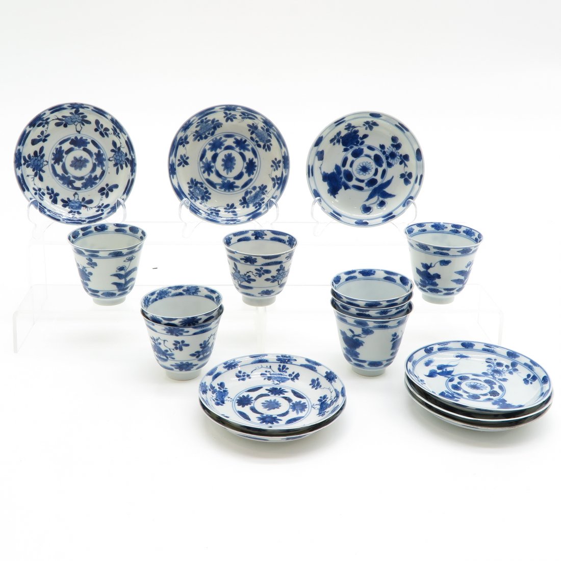 Lot of China Porcelain Cups and Saucers (1 of 3)