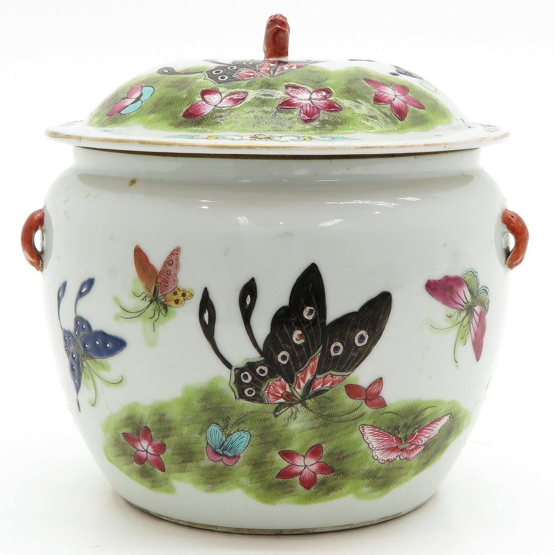 China Porcelain Lidded Jar (1 of 6)