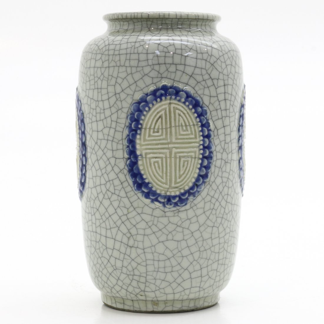China Porcelain Crackle Ware Decor Vase (1 of 6)