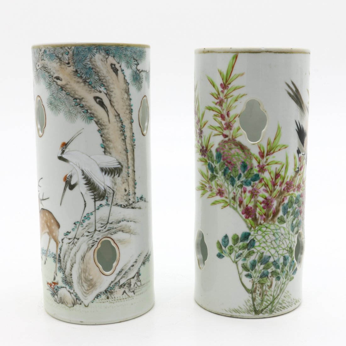 Lot of 2 China Porcelain Hat Stands (1 of 6)