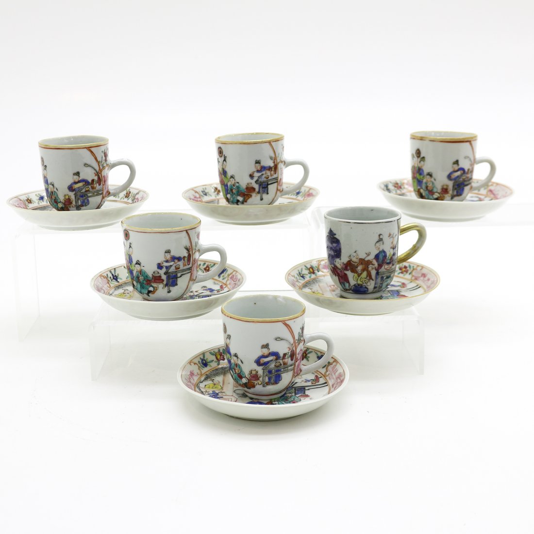 Lot of China Porcelain Cups and Saucers (1 of 9)