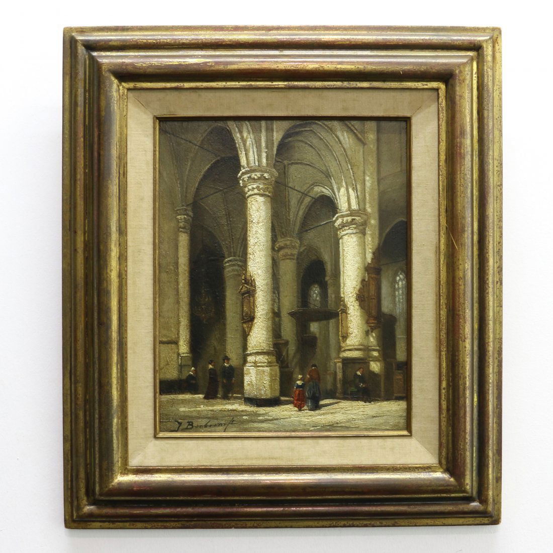 Signed Bosom Oil on Panel (1 of 3)