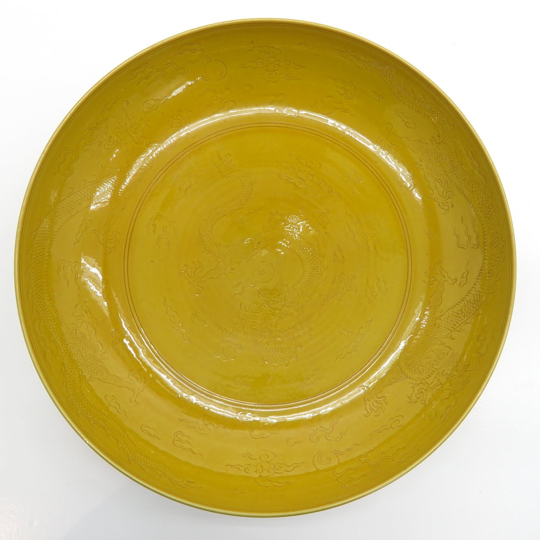 A Large China Porcelain Plate (1 of 3)