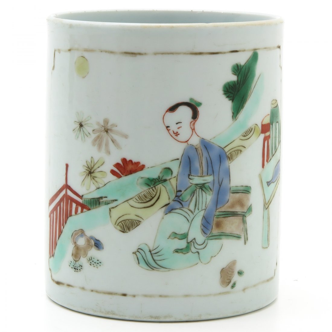 China Porcelain Brush Pot (1 of 6)