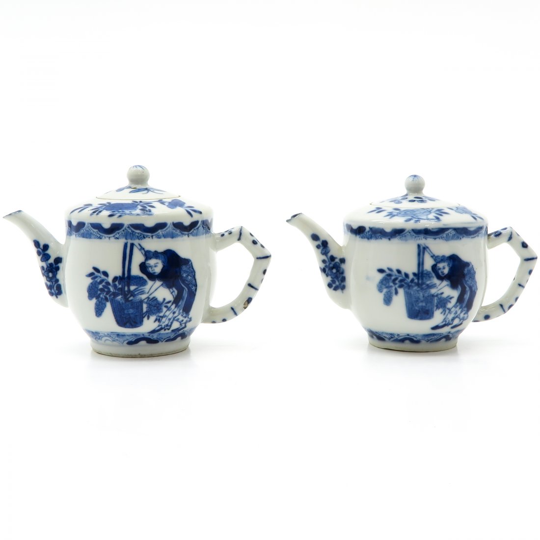 Lot of 2 China Porcelain Teapots (1 of 6)