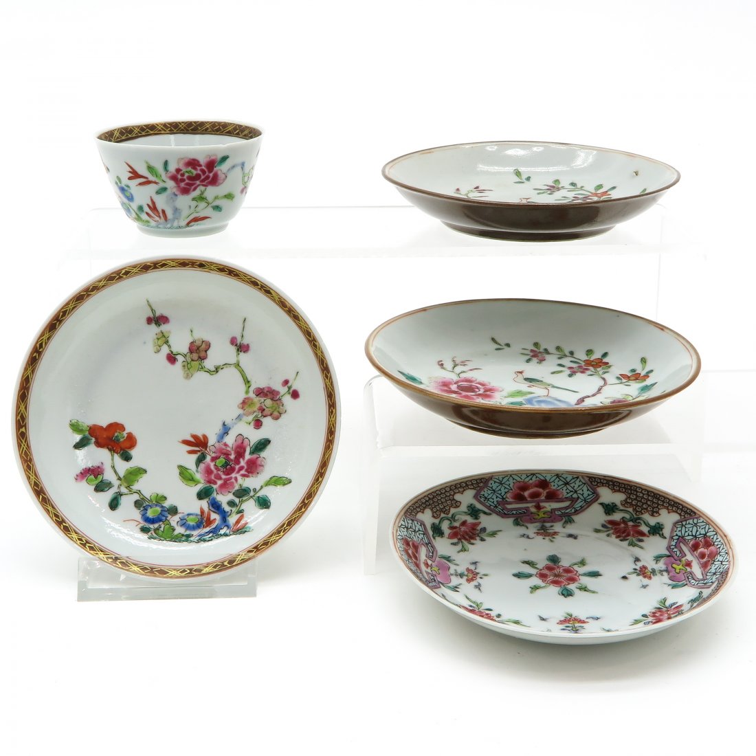 Diverse Lot of China Porcelain Cup and Saucers (1 of 6)