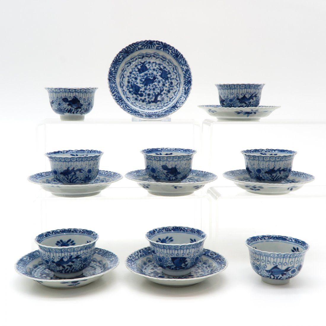 Lot of China Porcelain Cups and Saucers (1 of 8)