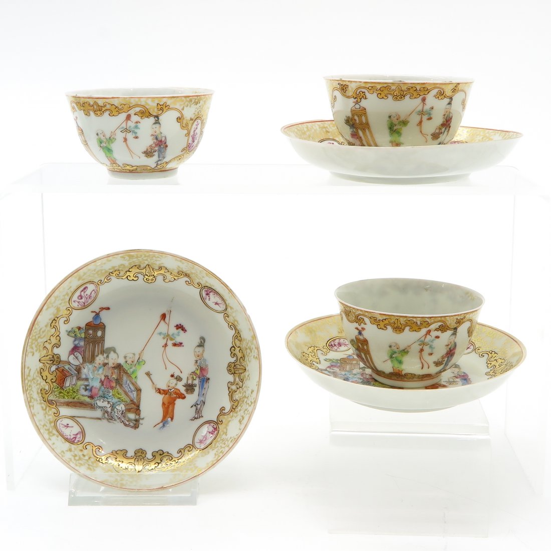 Lot of China Porcelain Cups and Saucers (1 of 6)