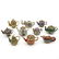 Lot of 10 Cloisonné Teapots