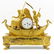 A Fine French Empire Gilt Bronze Clock