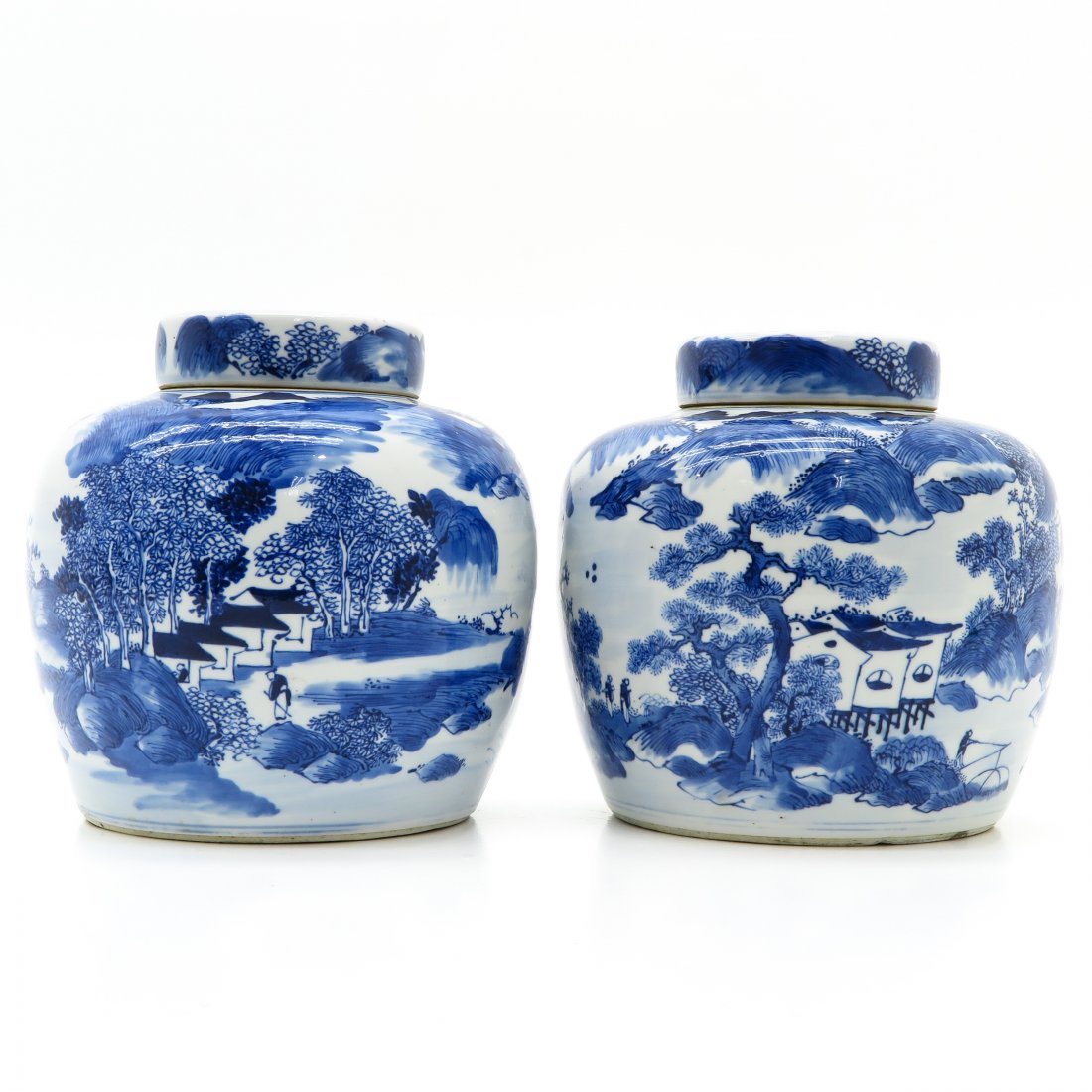 Lot of 2 China Porcelain Ginger Jars (1 of 6)
