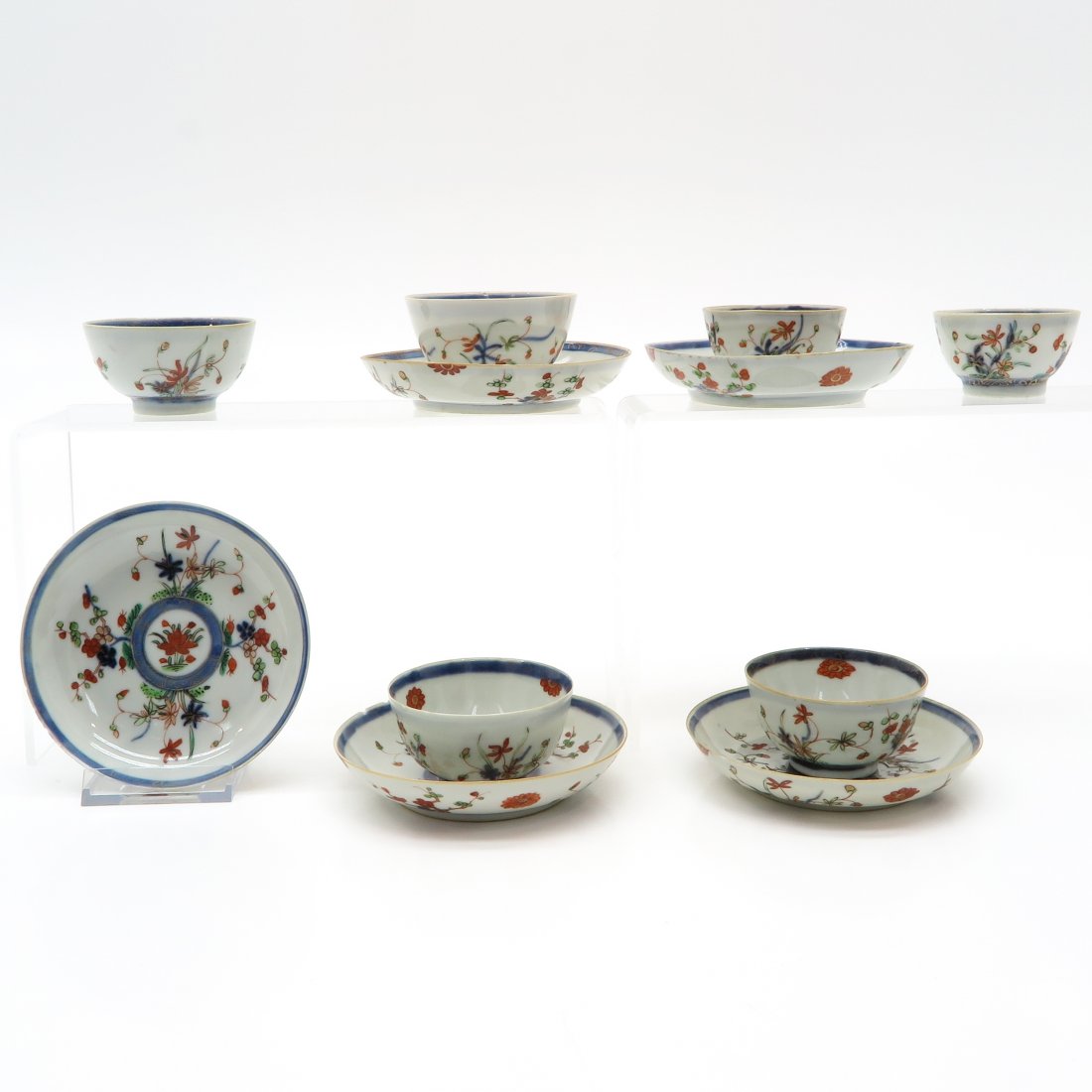 Lot of China Porcelain Cups and Saucers (1 of 6)