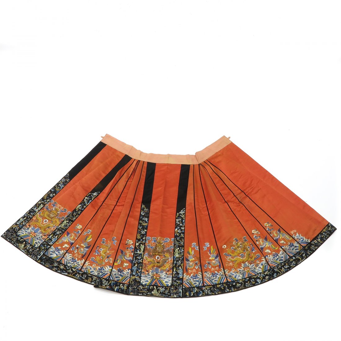 Embroidered Silk Chinese Skirt (1 of 2)