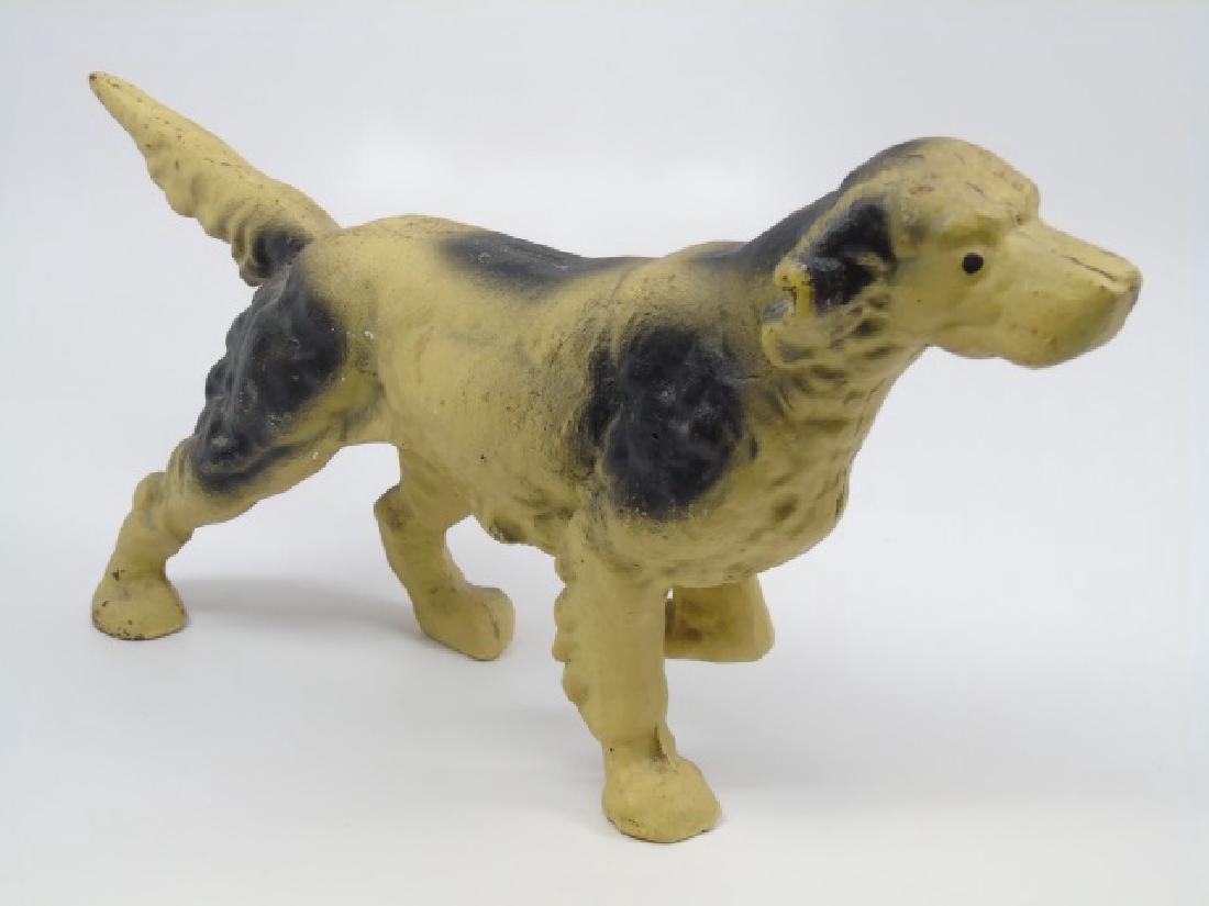 Vintage Cast Iron Hand Painted Dog Door Stop (1 of 3)