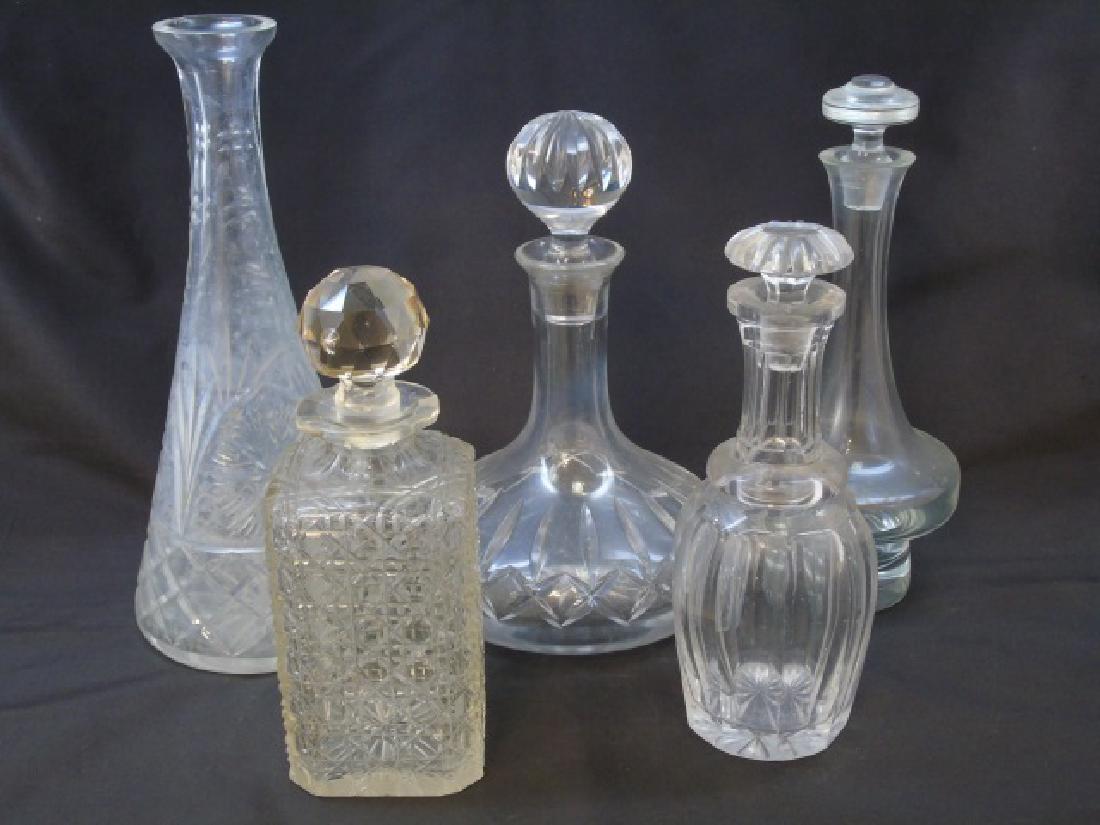 Collection 5 Crystal & Glass Decanters Atlantis (1 of 6)