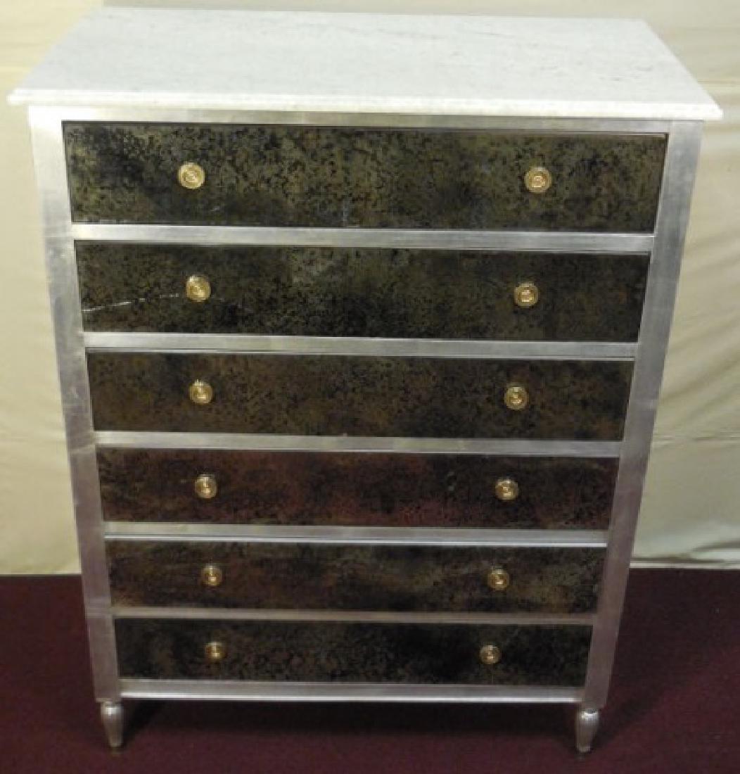 Maison Jansen Mirrored 6 Drawer Dresser (1 of 5)