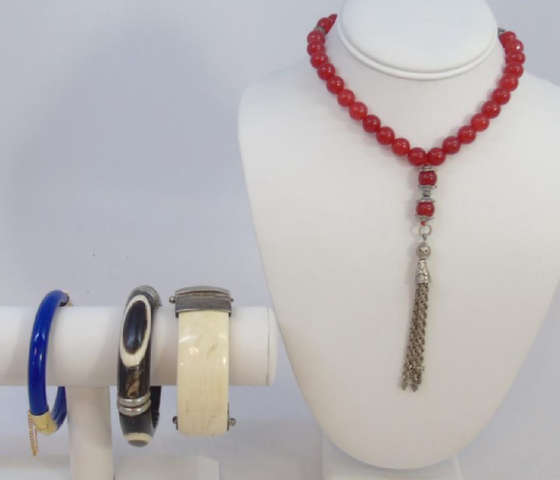 Vintage Chinese Necklace & Bracelet Group Lot (1 of 4)