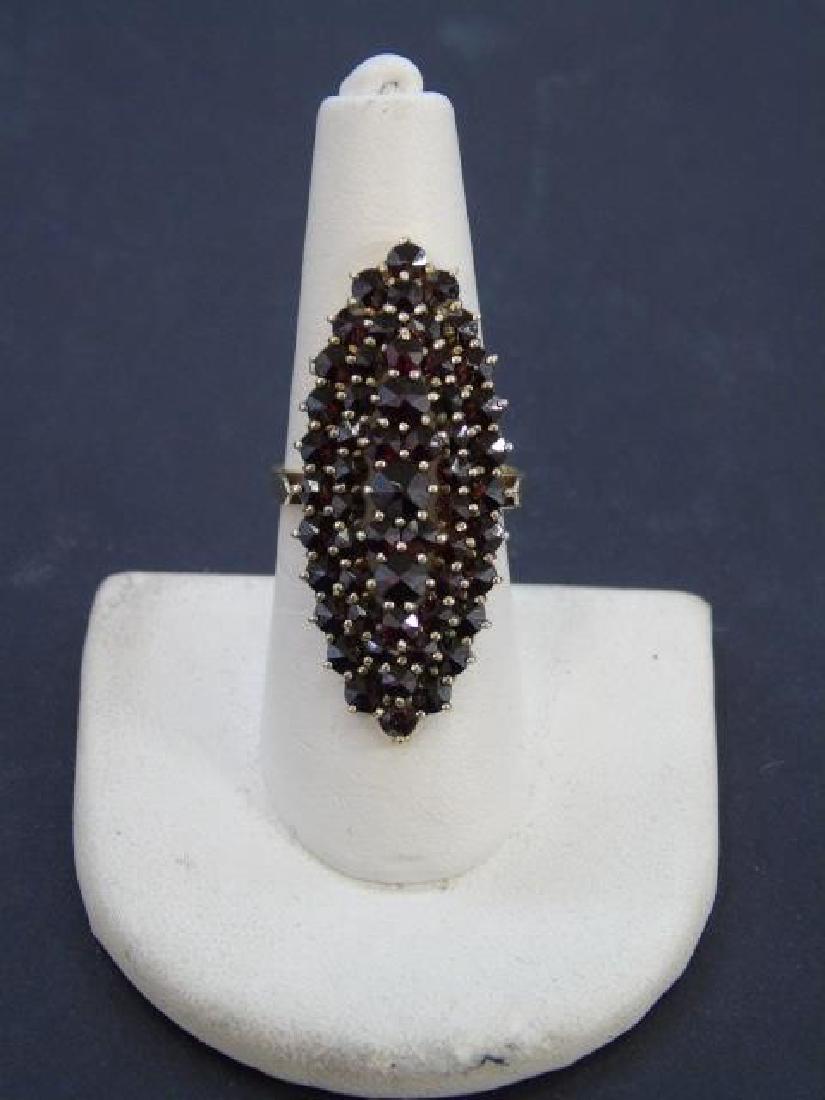 Large Estate Garnet 14kt Yellow Gold Ring (1 of 5)