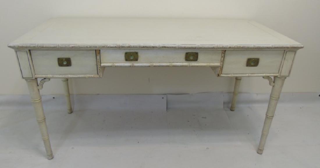 French Style Cream & Gold Painted Console Table (1 of 4)